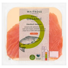 Waitrose Duchy Organic mild smoked salmon, 4 slices