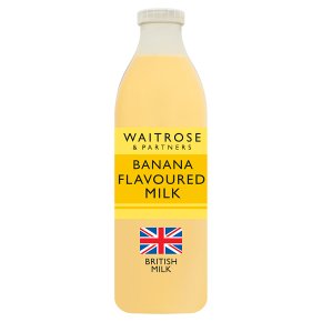 essential Waitrose banana flavoured milk
