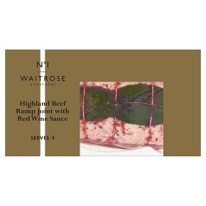 No.1 Highland Beef Rump Joint with Sauce