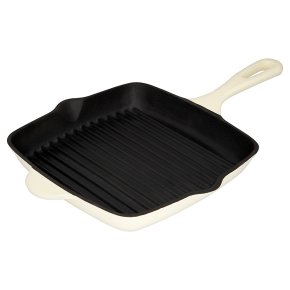 Waitrose Cooking cream cast iron griddle
