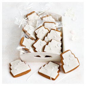 12 Blossom Gingerbread Biscuits - IVORY