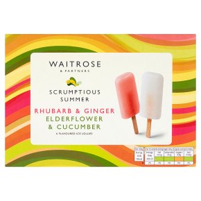 Waitrose Rhubarb & Ginger Ice Lollies
