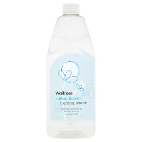 Waitrose Cotton Flower Ironing Water