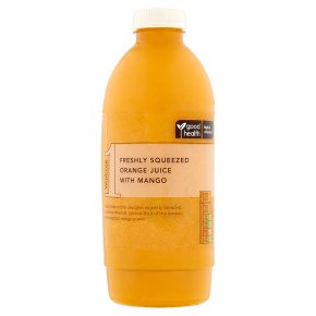 Waitrose 1 freshly squeezed orange juice with mango