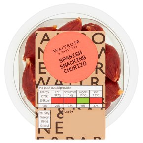 GOOD TO GO Spanish snacking chorizo