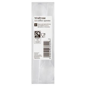 Waitrose clear coffee spoons