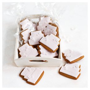 12 Blossom Gingerbread Biscuits - PASTEL PINK