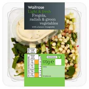 Waitrose Fregola, Radish & Green Vegetables