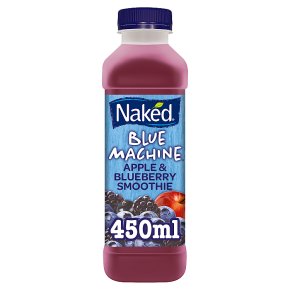 Naked blue machine blueberry smoothie