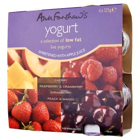Ann Forshaw's probiotic cherry variety yogurt
