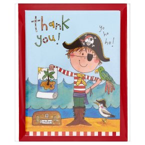 Rachel Ellen pirate thank you cards, pack of 5