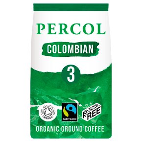 Percol Fairtrade Colombian Ground Coffee