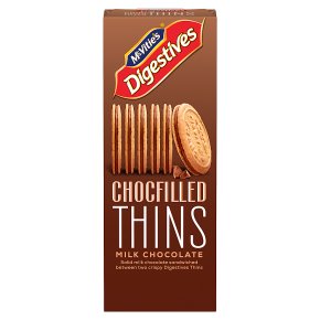 McVitie's Digestives Choc-Filled Thins Milk Chocolate