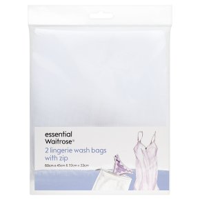 essential Waitrose lingerie wash bags, pack of 2
