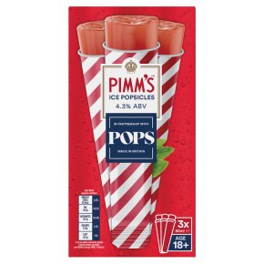 POPS Pimm's Ice Popsicle