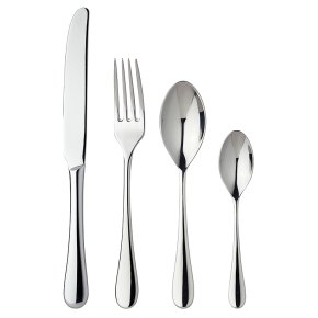 Waitrose Chefs' teardrop cutlery set,16 piece
