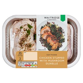 Easy to Cook Chicken Stuffed with Mushroom Duxelle