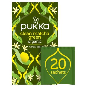 Pukka Clean Matcha Green 20 Green Tea Sachets