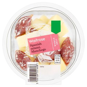 Waitrose World Deli Spanish Salami, Manchego