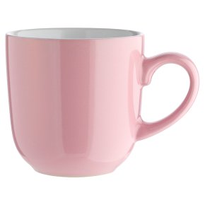 essential Waitrose pink mug