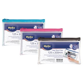Helix Clear Pencil Case