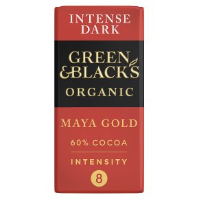 Green & Black's organic Maya Gold dark chocolate bar