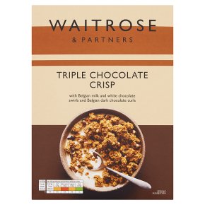 Waitrose Seriously chocolatey triple chocolate crisp