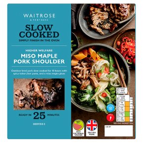 Waitrose Slow Cooked Miso Maple Pork