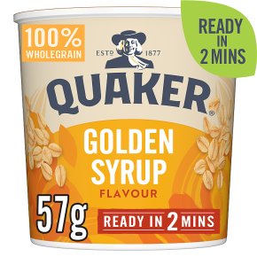 Quaker Oats So Simple golden syrup porridge cereal pot