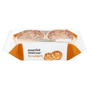 essential Waitrose 8 Crumpets