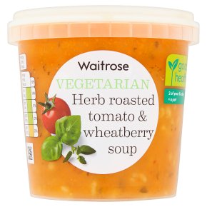 Waitrose Vegetarian Herb Roasted Tomato & Wheatberry Soup