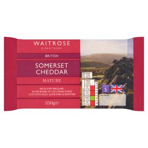 Waitrose Somerset Cheddar Mature Strength 5