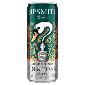 Sipsmith Gin & Light Tonic