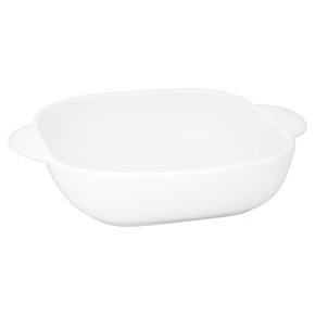Waitrose Chef's white 24x24cm square roaster