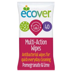 Ecover wipes pomegranate & lime