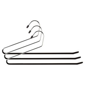 Waitrose trouser hangers, pack of 3