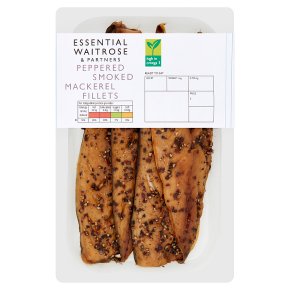 Waitrose peppered smoked mackerel fillets