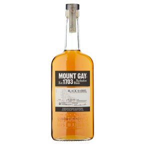 Mount Gay Barbados rum black barrel