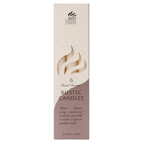 Shearer ivory rustic candles