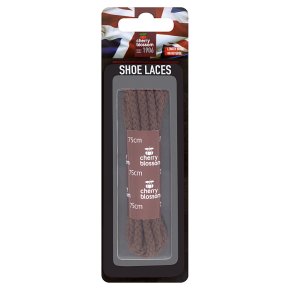 Cherry Blossom Laces Round Brown