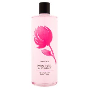 Waitrose Foam Bath Lotus Petal Jasmine