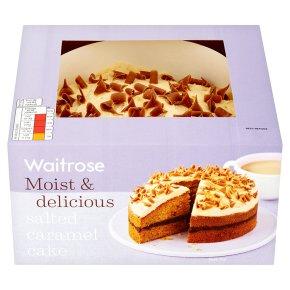 Waitrose salted caramel cake