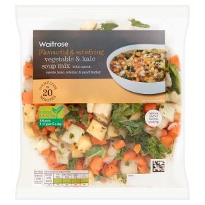 Waitrose Cooks' Ingredients root vegetable & kale soup mix
