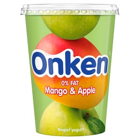 Onken fat free mango & apple yogurt