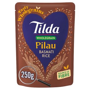 Tilda Wholegrain Pilau Microwave Basmati Rice Classics