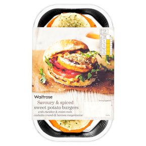 Waitrose Sweet Potato Burgers with Harissa