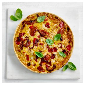 Roasted Red Pepper & Goat's Cheese Quiche