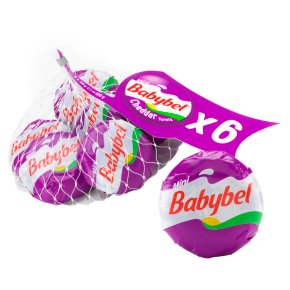 Mini Babybel cheddar variety, 6 portions