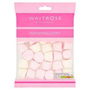 Waitrose pink & white marshmallows