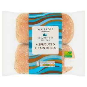 Waitrose White and Rye Rolls
